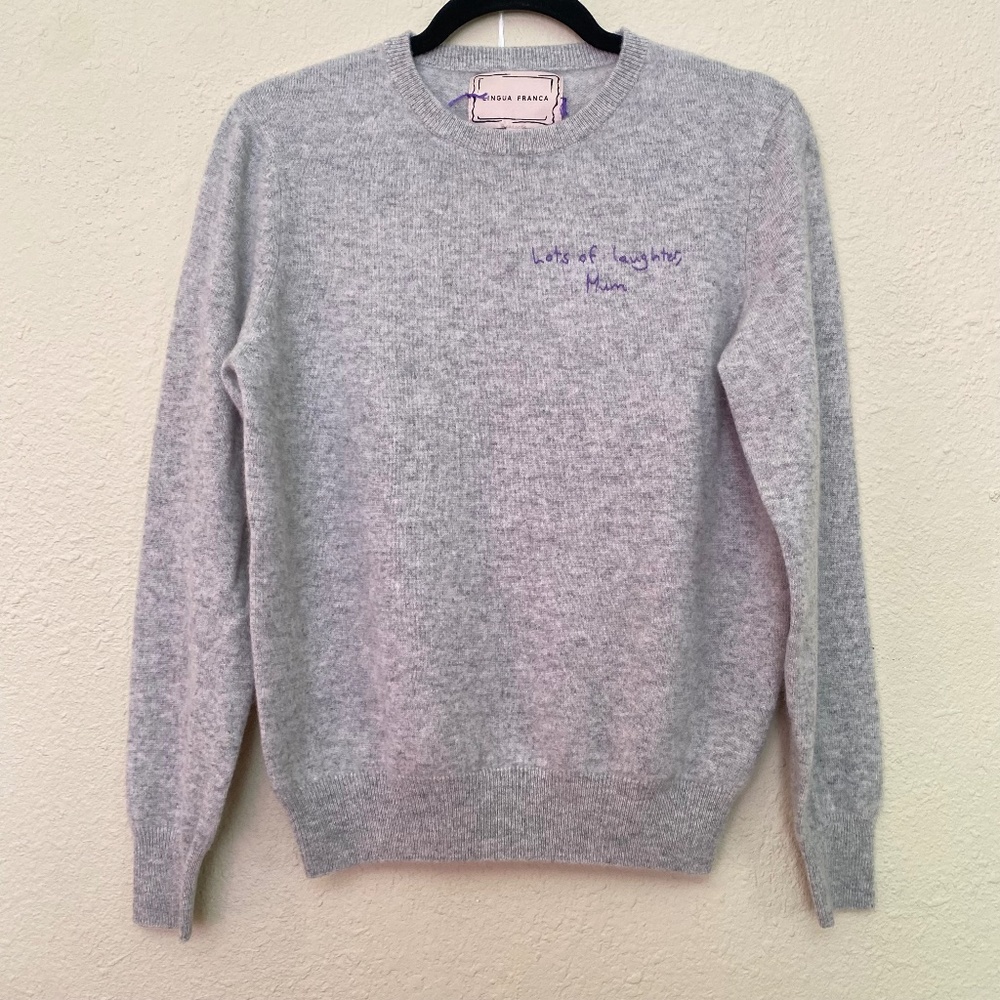 Gray Crew Neck Sweater